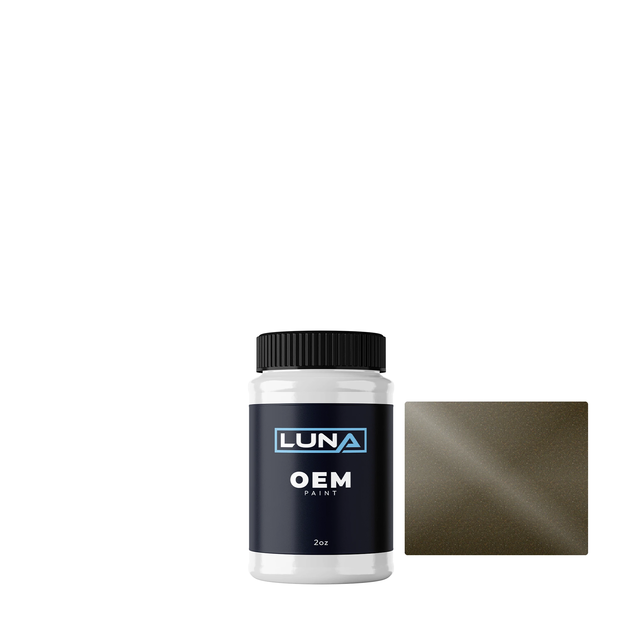 Audi | VW Karibubraun M. 6M | Luna OEM Basecoat - 2oz Touch Up Bottle w/ Brush
