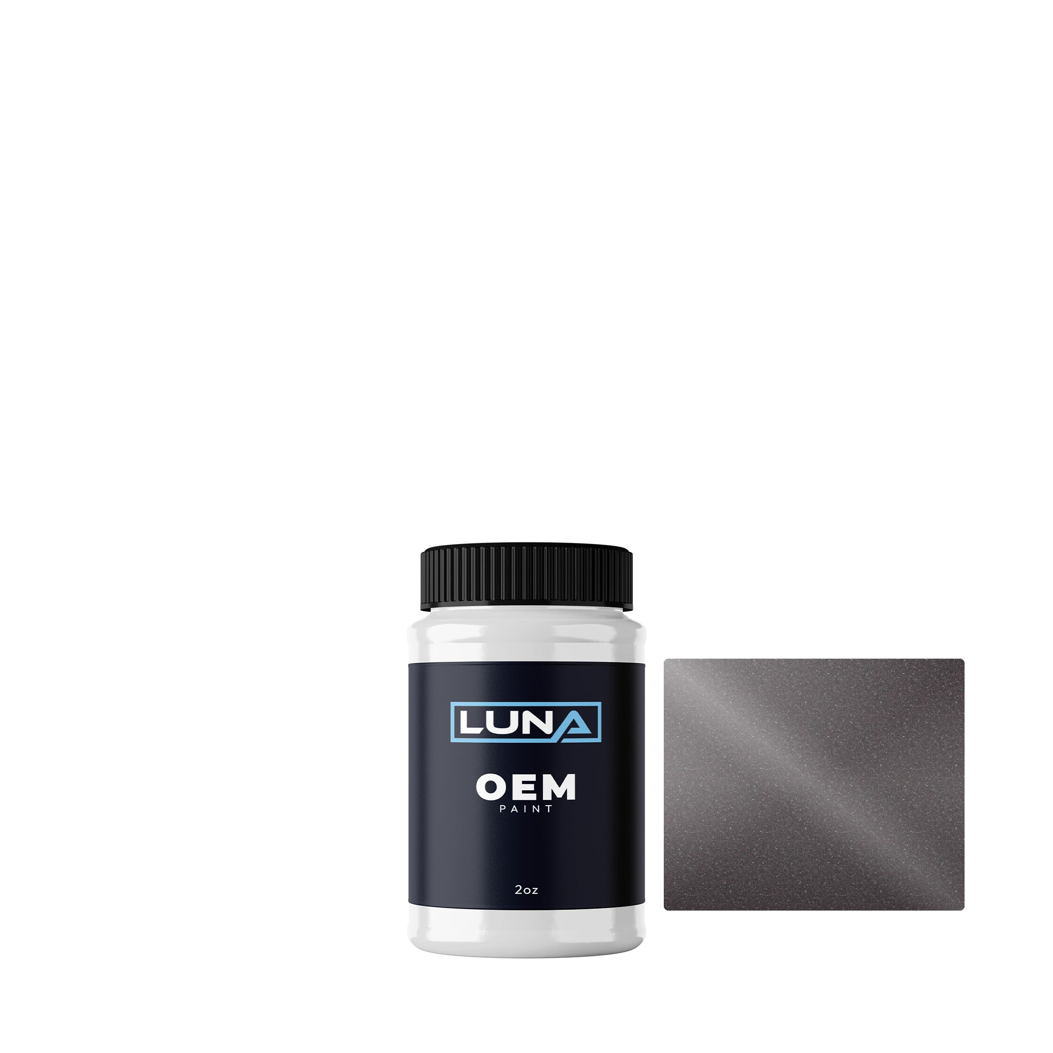 Alpine Gris Hologramme Nacre 205193 | Luna OEM Basecoat - 2oz Touch Up Bottle w/ Brush