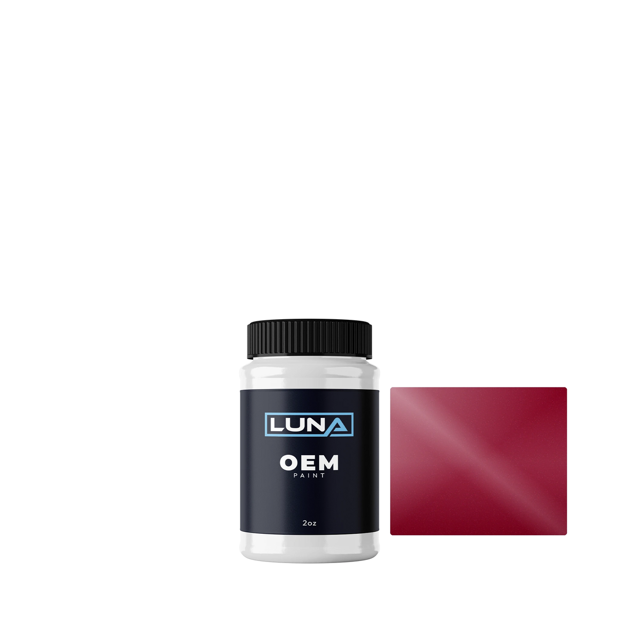 Toyota Barcelona Red M. 3R3 | Luna OEM Basecoat - 2oz Touch Up Bottle w/ Brush