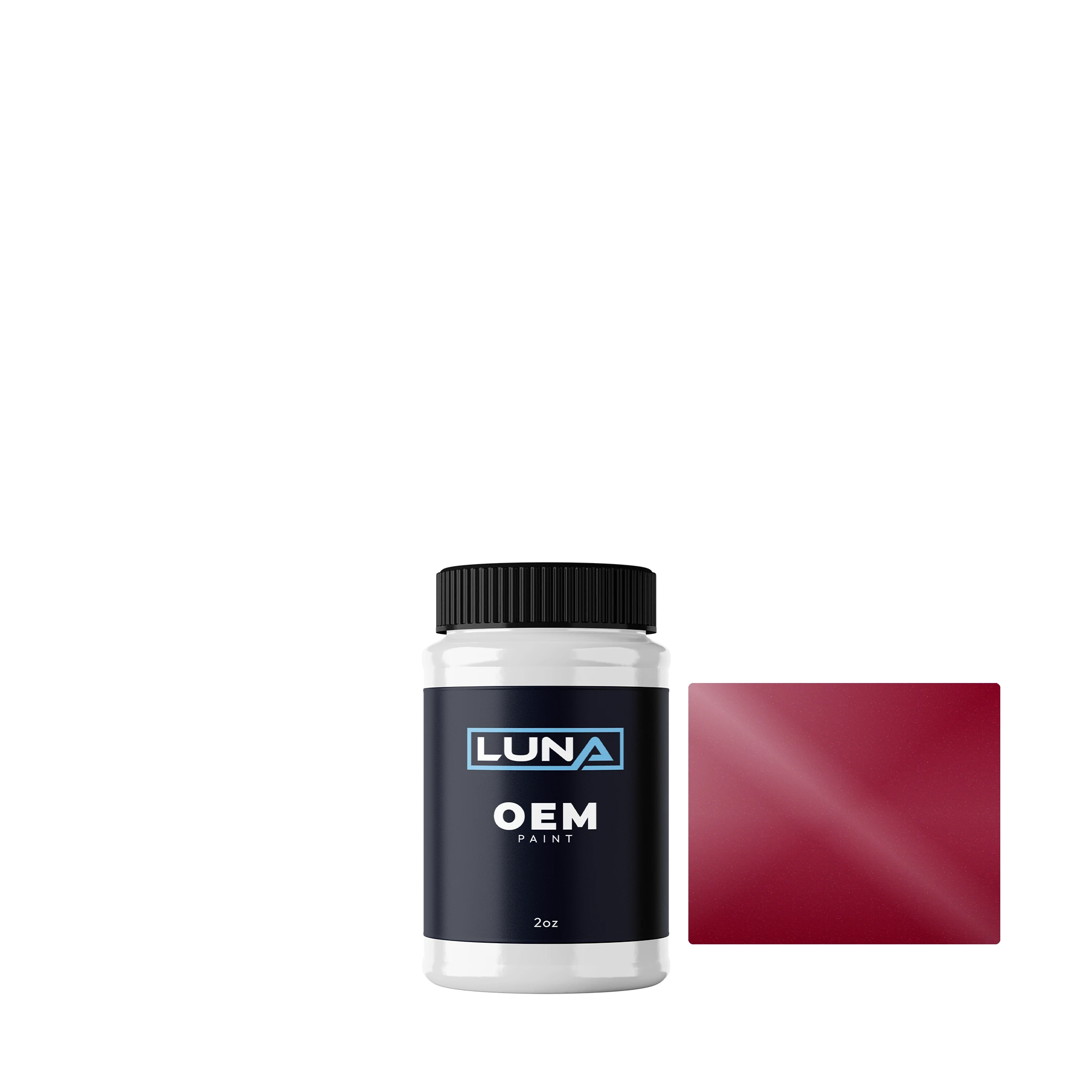 Toyota Barcelona Red M. 3R3 | Luna OEM Basecoat - 2oz Touch Up Bottle w/ Brush