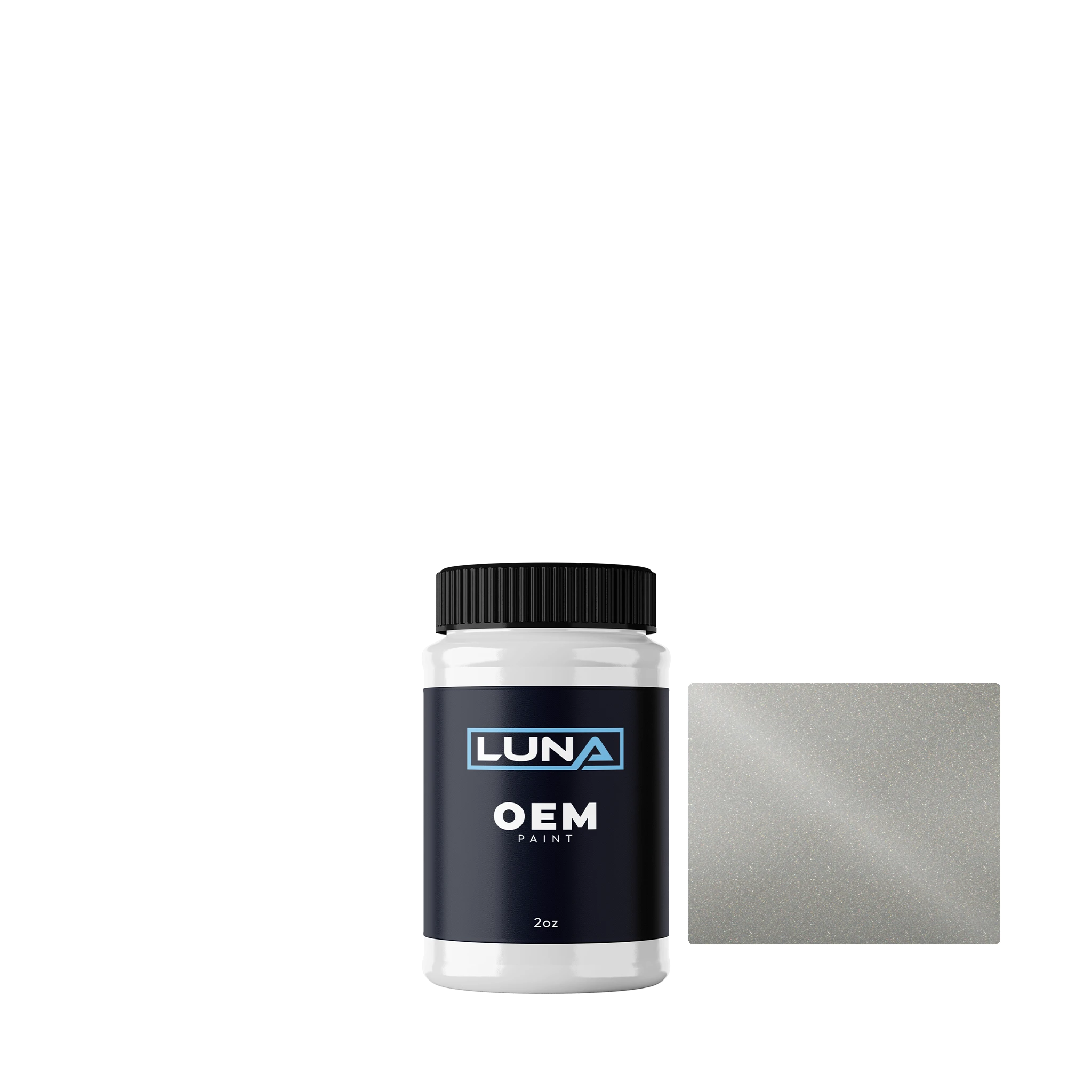 Aston Martin Silver Blonde M. U869 | Luna OEM Basecoat - 2oz Touch Up Bottle w/ Brush