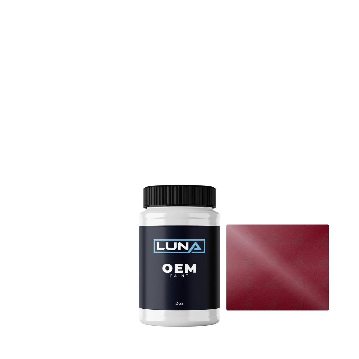 Audi | VW Cayon Red P. LC3K | Luna OEM Basecoat - 2oz Touch Up Bottle w/ Brush