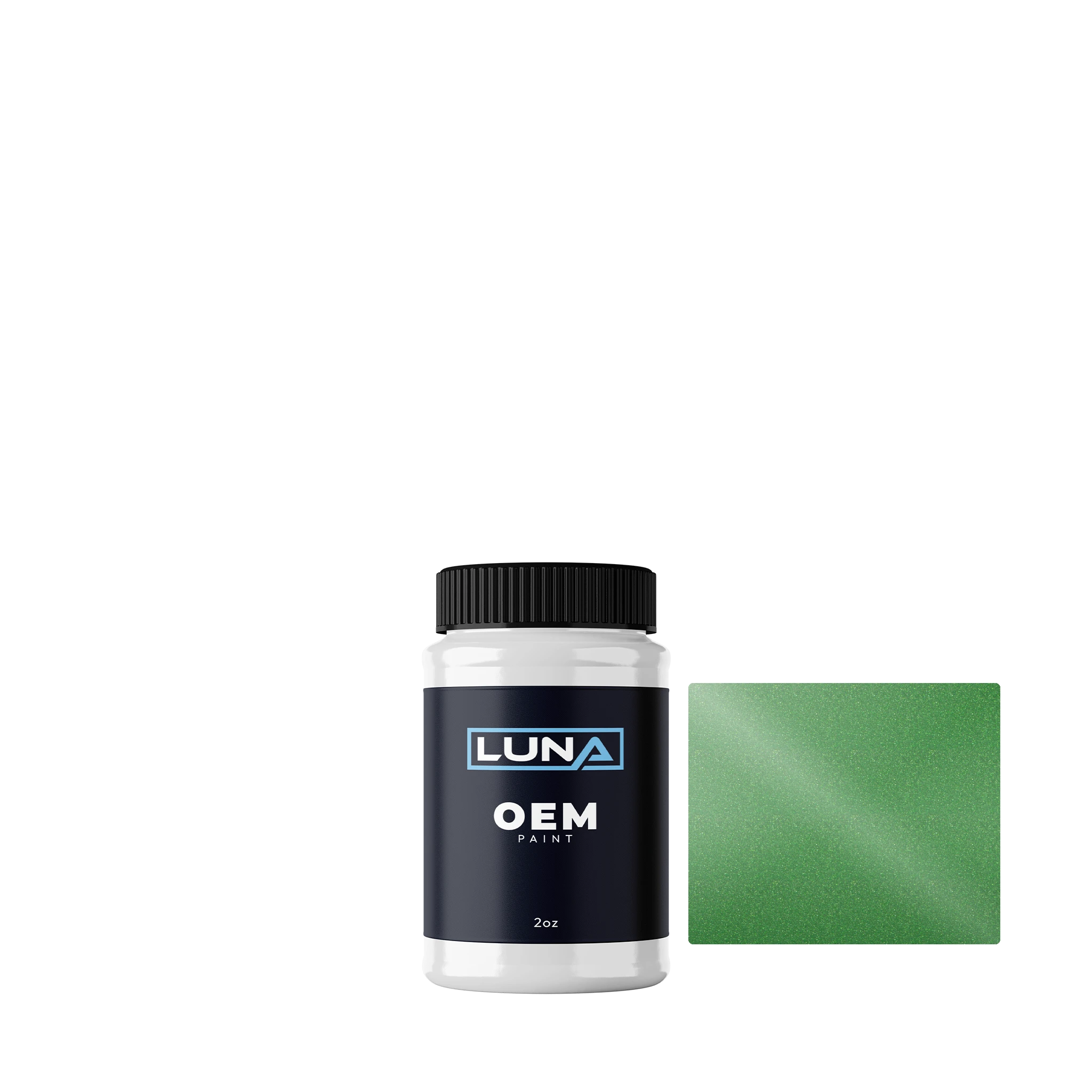 Great Wall Grass Green M. GG | Luna OEM Basecoat - 2oz Touch Up Bottle w/ Brush