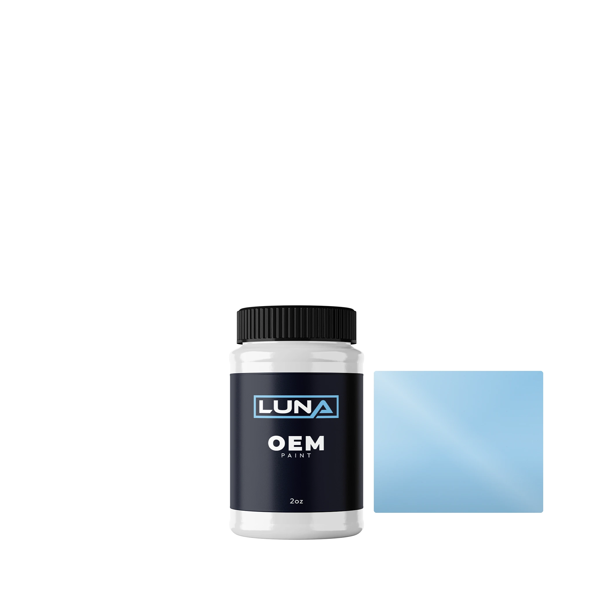Seat Azul Sky LS5K | Luna OEM Basecoat - 2oz Touch Up Bottle w/ Brush
