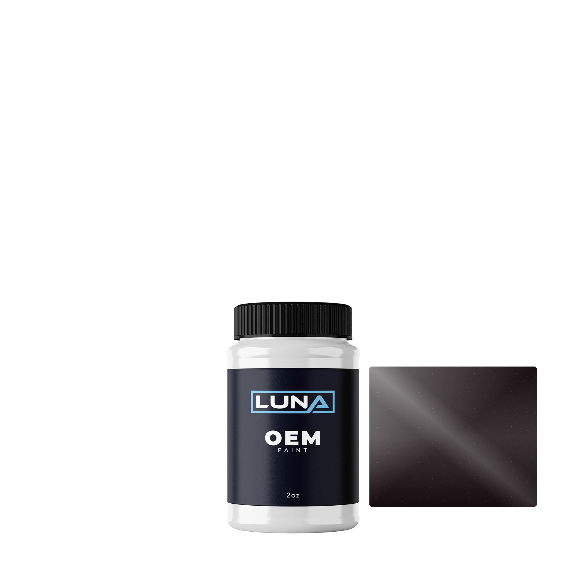 Ford Azul Milao Perol. 038 | Luna OEM Basecoat - 2oz Touch Up Bottle w/ Brush