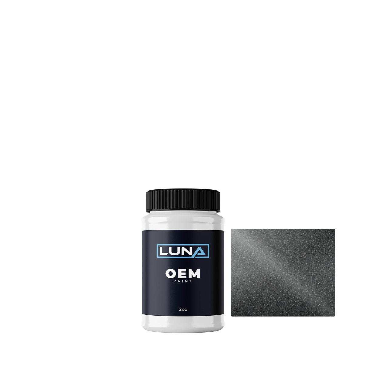 Alfa Romeo Grigio Africa M. 1 650A | Luna OEM Basecoat - 2oz Touch Up Bottle w/ Brush