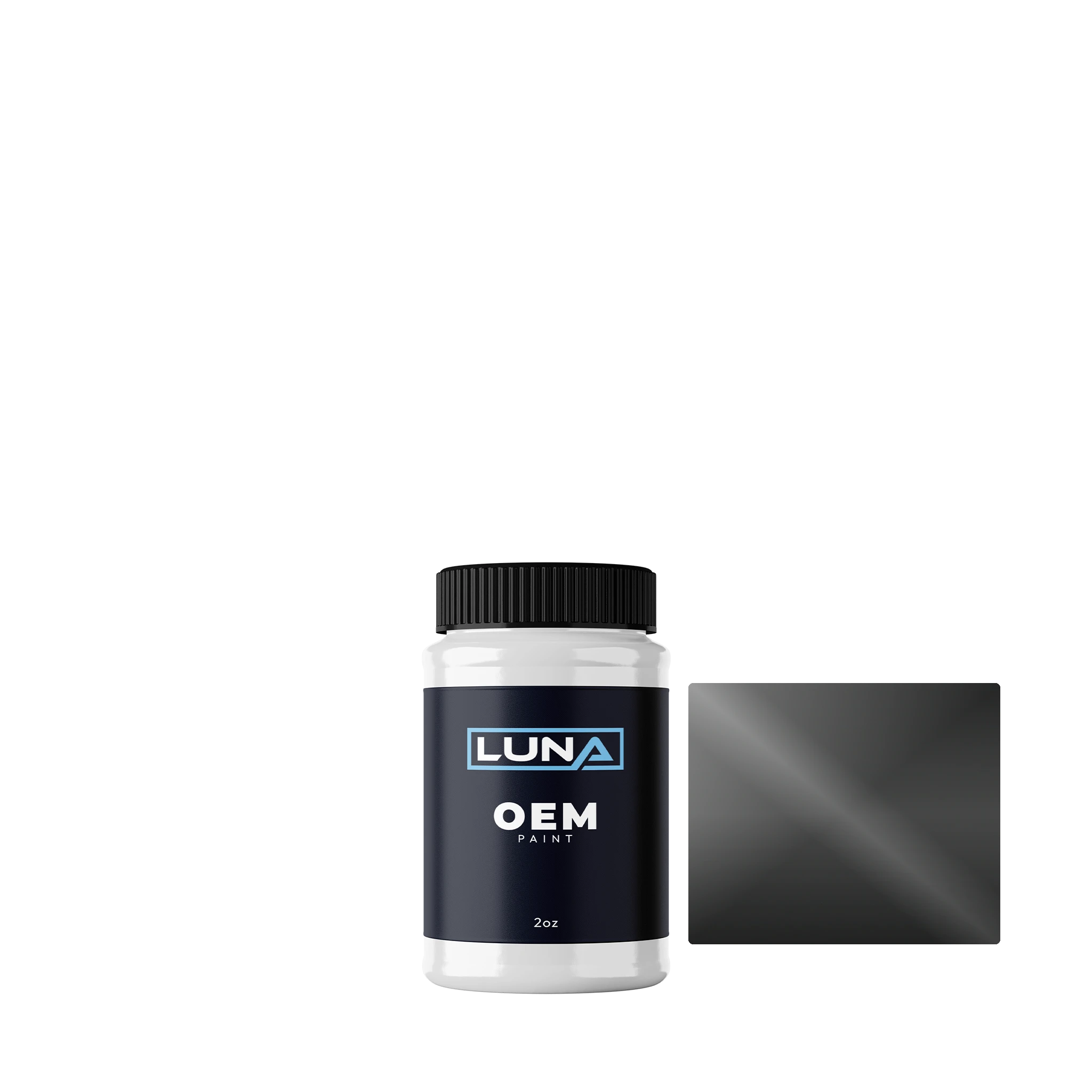 Ford Usa Medium Dark Platinum YBTA | Luna OEM Basecoat - 2oz Touch Up Bottle w/ Brush