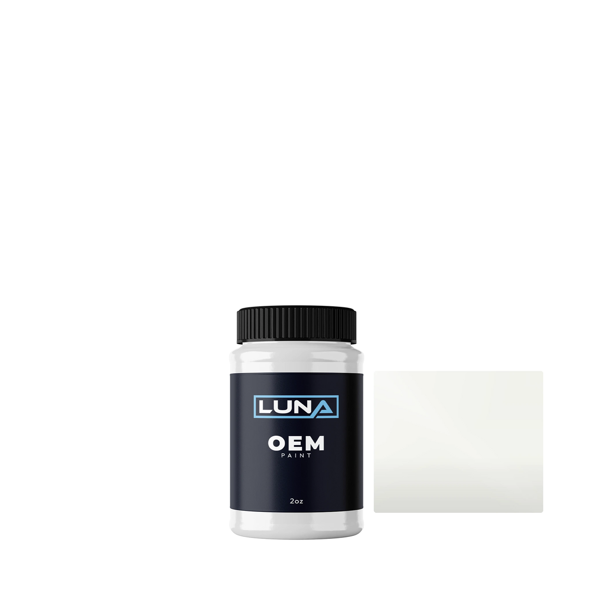 Lamborghini Impact White 231023 | Luna OEM Basecoat - 2oz Touch Up Bottle w/ Brush