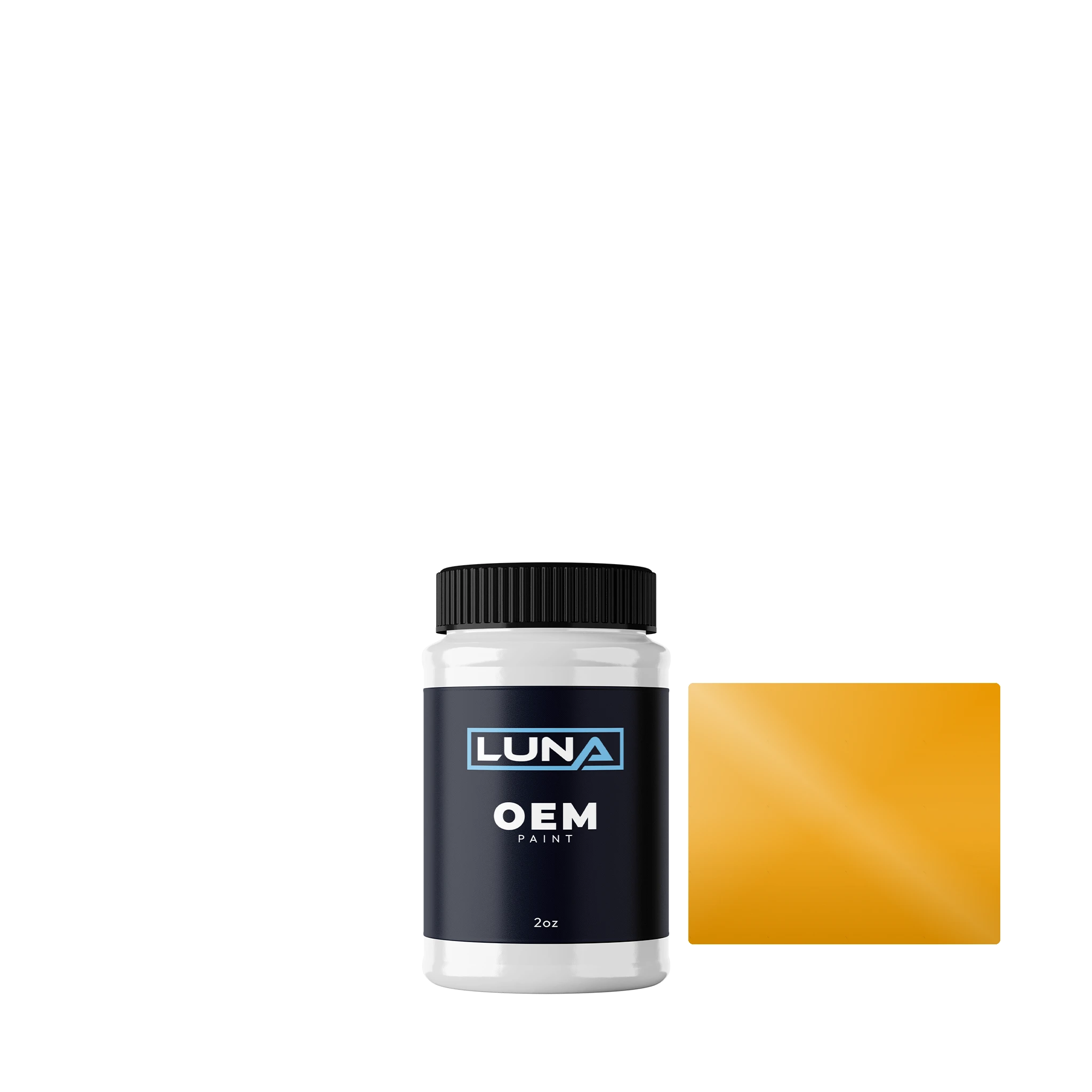 Ford Maize Yellow SVO181 | Luna OEM Basecoat - 2oz Touch Up Bottle w/ Brush