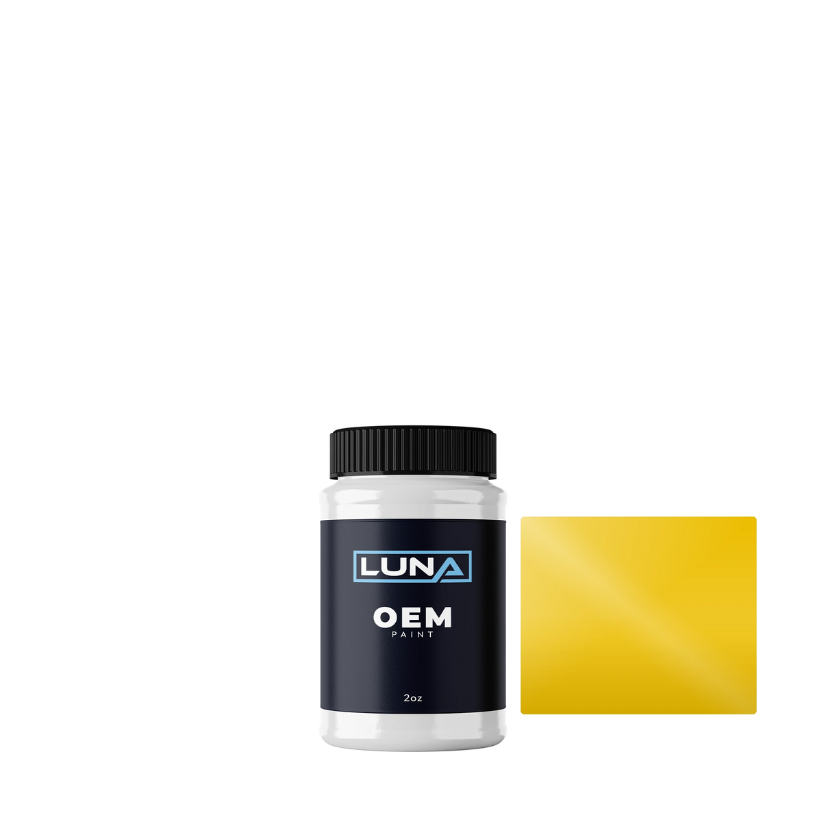 Rolls Royce Bijan Yellow T54 | Luna OEM Basecoat - 2oz Touch Up Bottle w/ Brush