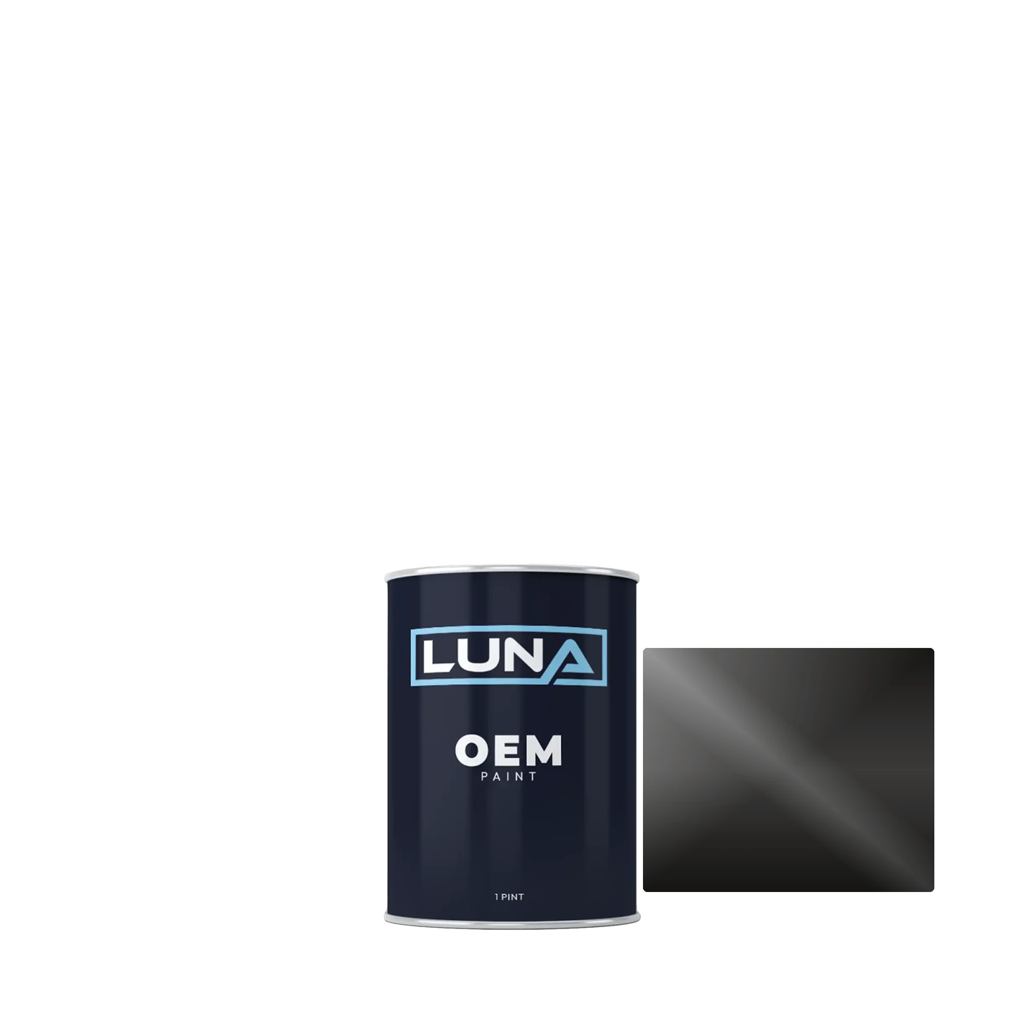Mitsubishi Flat Black AC11666 | Luna OEM Basecoat - Pint