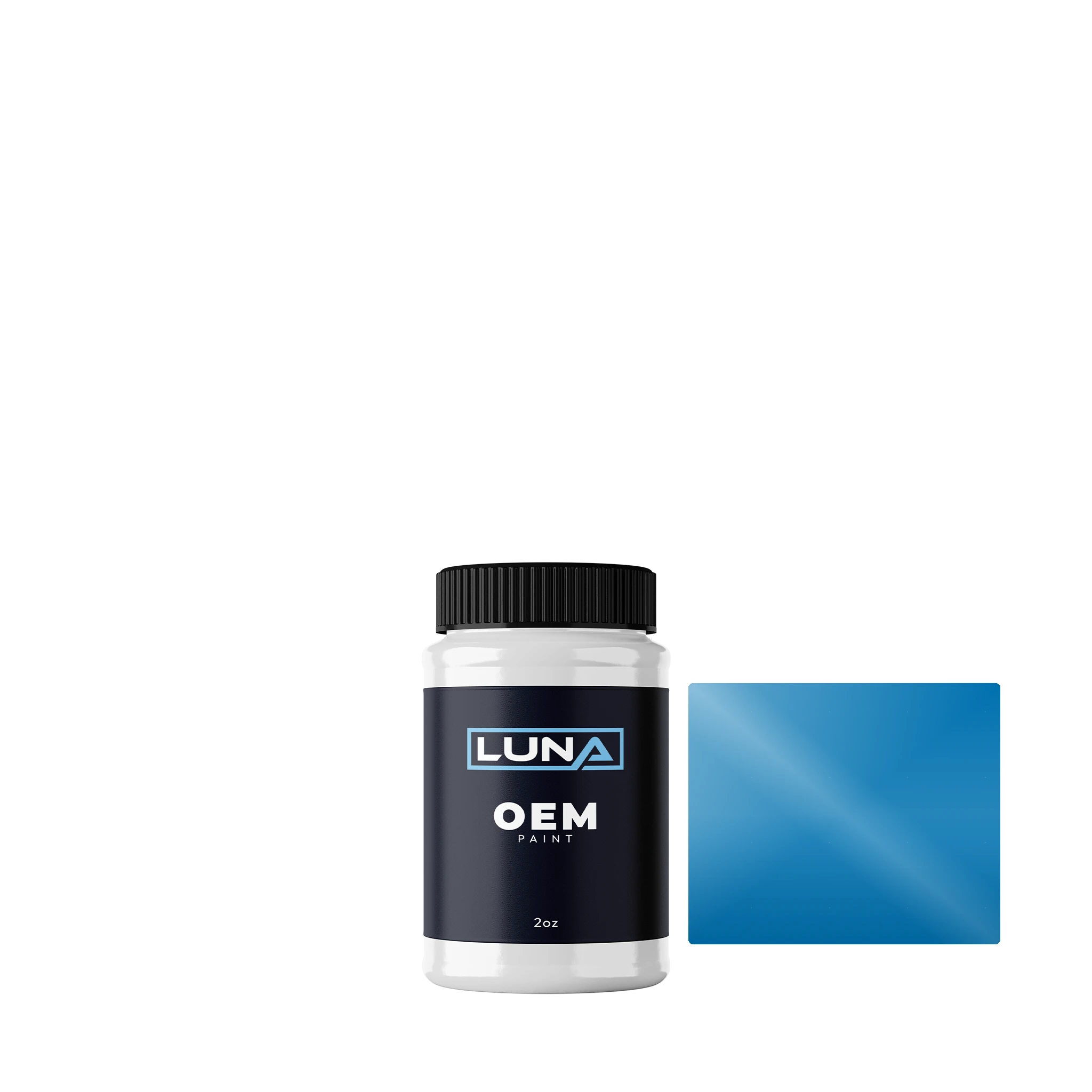 Smart Himmelblau 001505 | Luna OEM Basecoat - 2oz Touch Up Bottle w/ Brush