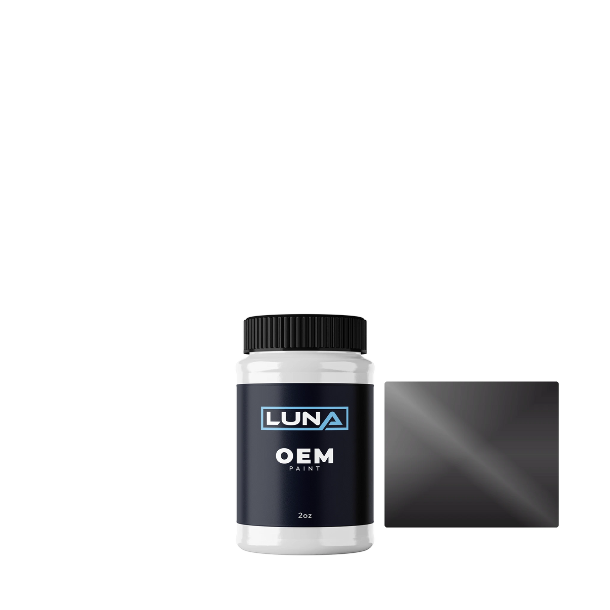 Tata Garnet Black M. TA036 | Luna OEM Basecoat - 2oz Touch Up Bottle w/ Brush