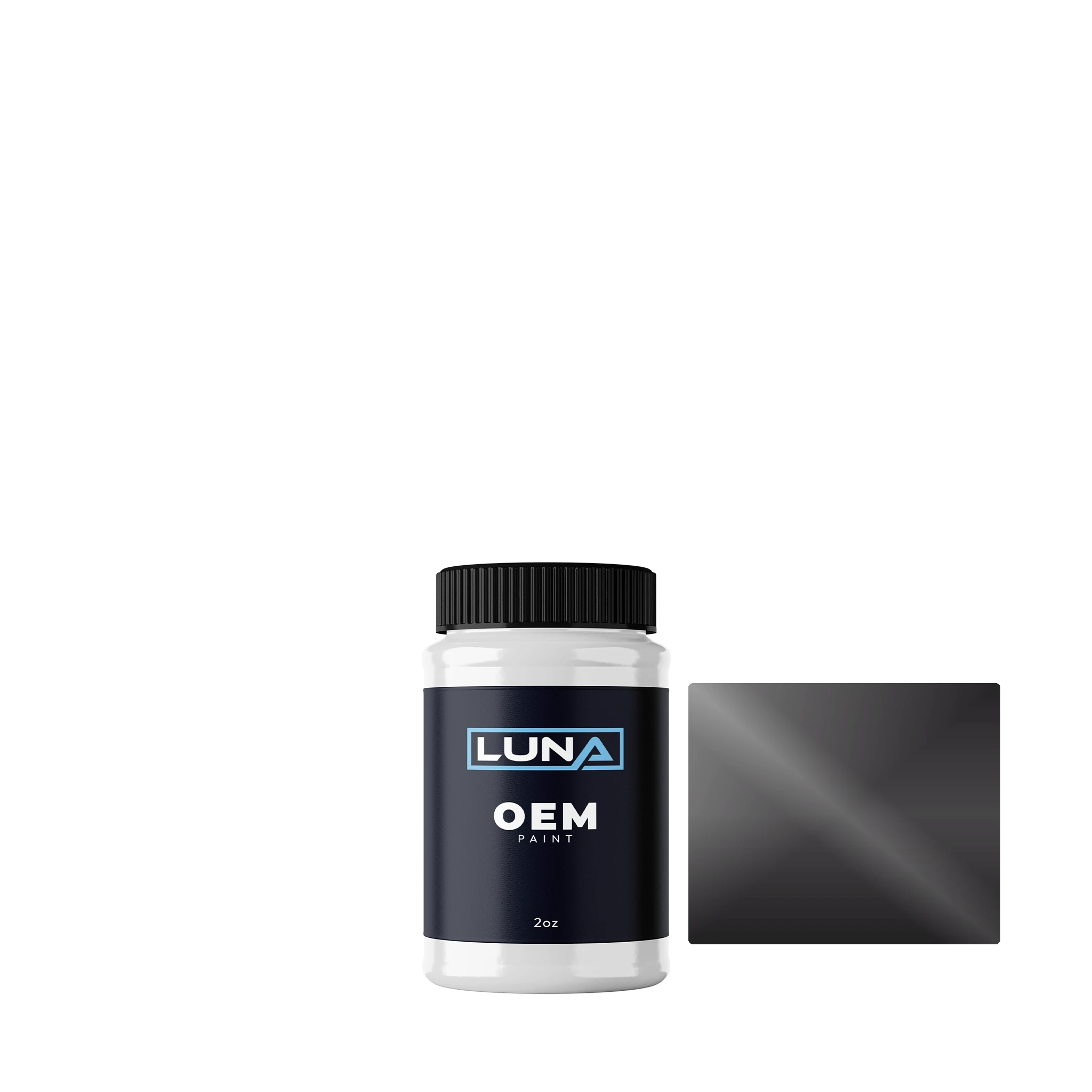 Tata Garnet Black M. TA036 | Luna OEM Basecoat - 2oz Touch Up Bottle w/ Brush