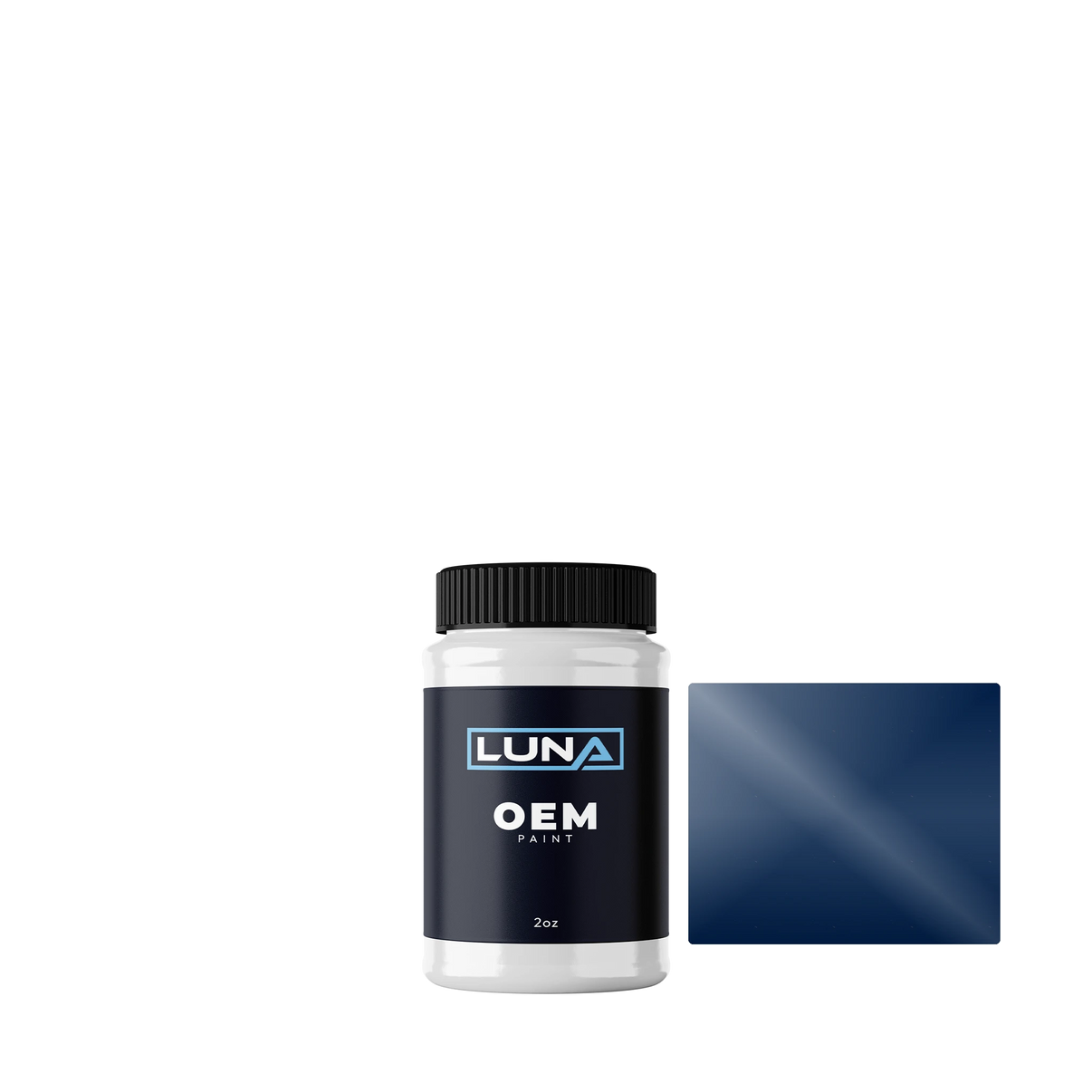 Daf Blauw Fln 5101 5207 | Luna OEM Basecoat - 2oz Touch Up Bottle w/ Brush