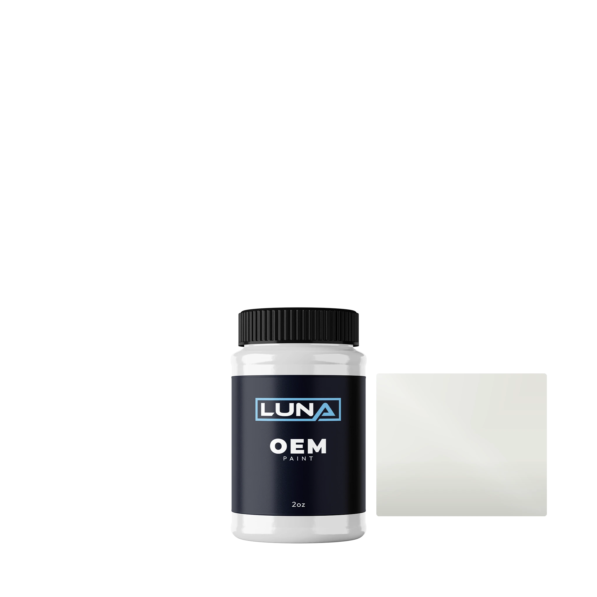 Tata Mint White 6 TAT903 | Luna OEM Basecoat - 2oz Touch Up Bottle w/ Brush