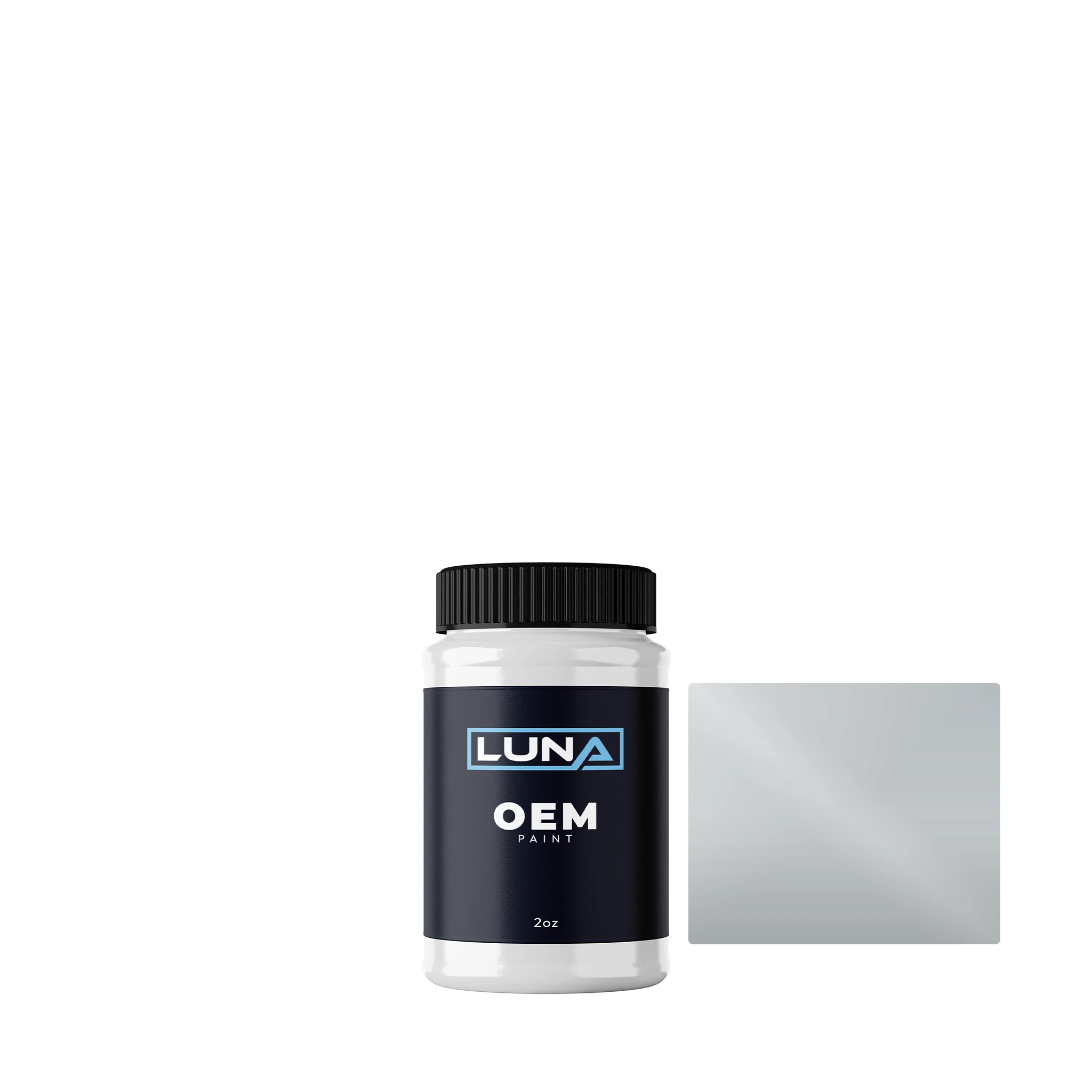 Yugo Grey/sterling Silver M. 620 | Luna OEM Basecoat - 2oz Touch Up Bottle w/ Brush