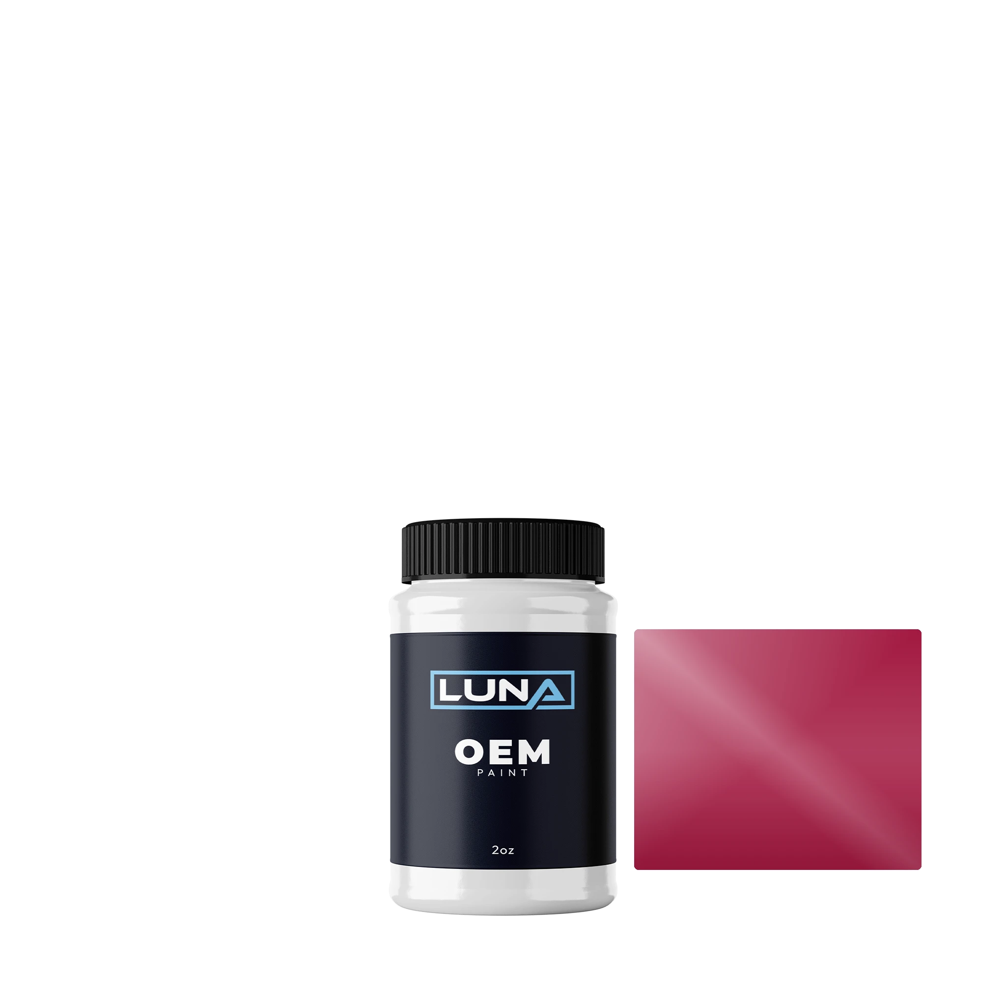 Harley Motorcycle Red M. P. - 3c HD124 | Luna OEM Basecoat - 2oz Touch Up Bottle w/ Brush