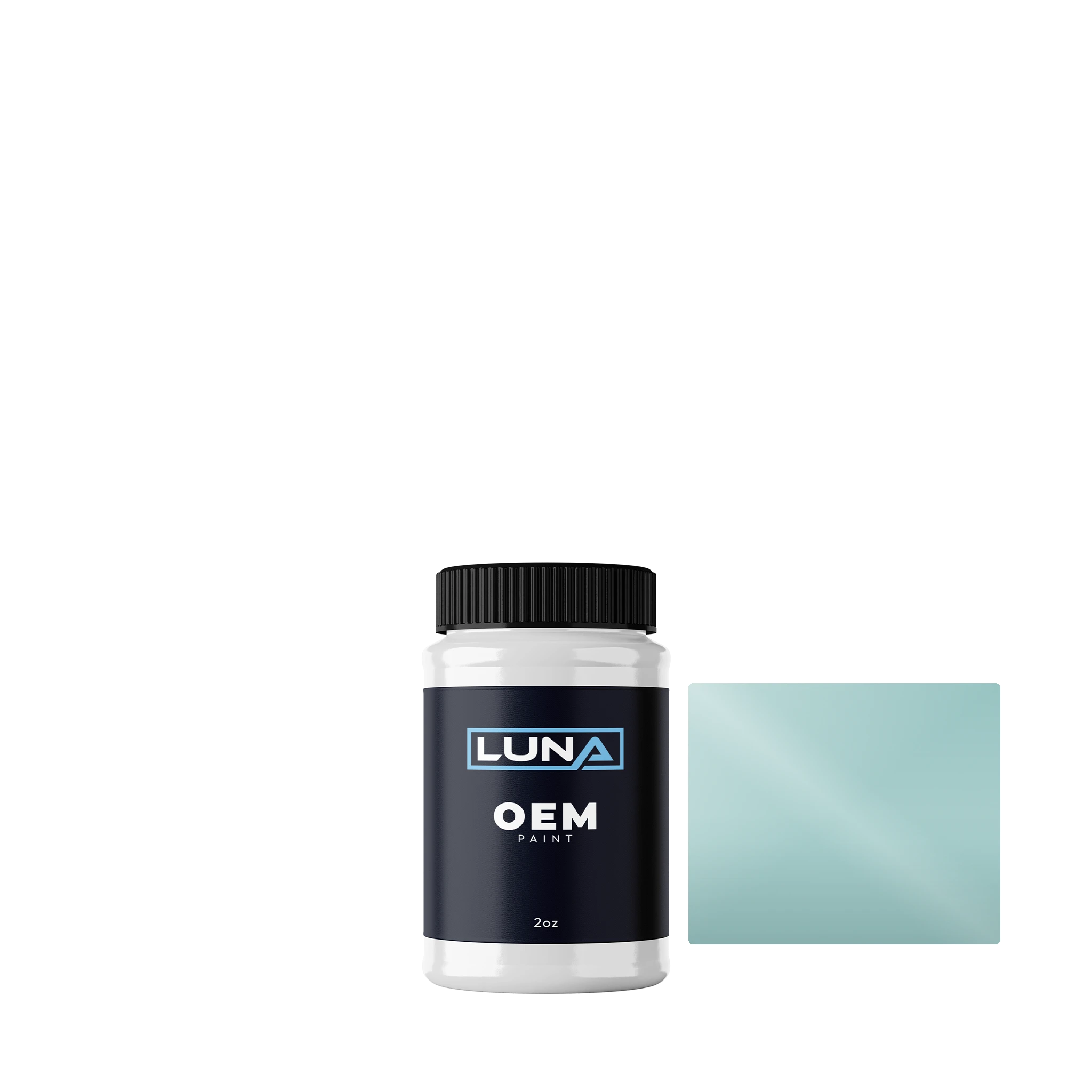 General Motors Twilight Turquoise WA2975 | Luna OEM Basecoat - 2oz Touch Up Bottle w/ Brush
