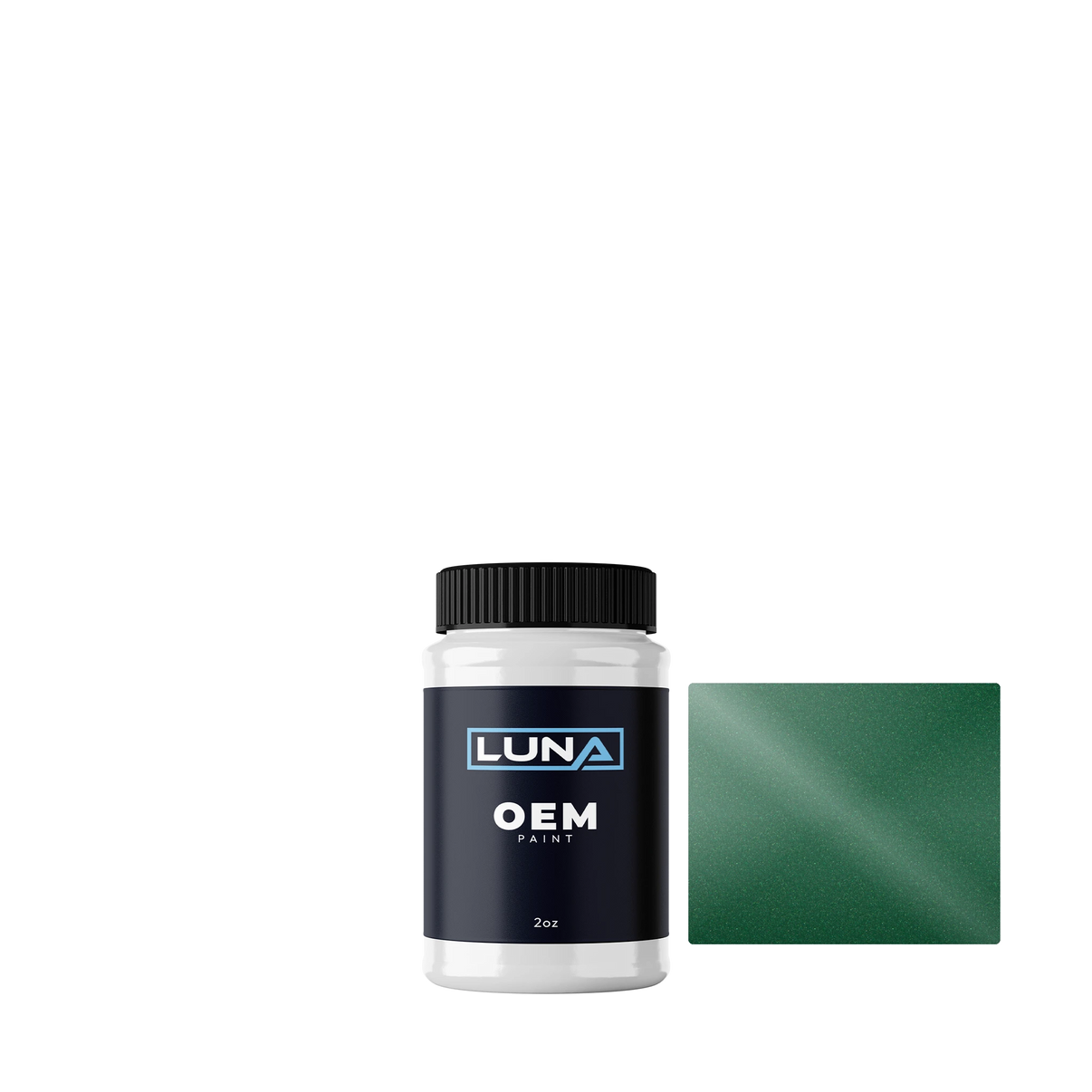 Chevrolet Europe Leaf Green M. 1 46U | Luna OEM Basecoat - 2oz Touch Up Bottle w/ Brush