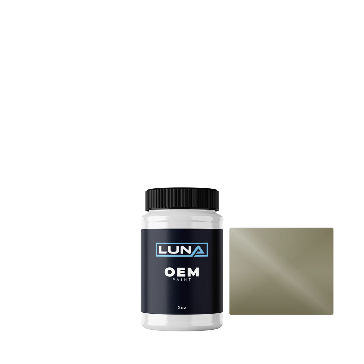 Ford Olivgrau GCS | Luna OEM Basecoat - 2oz Touch Up Bottle w/ Brush