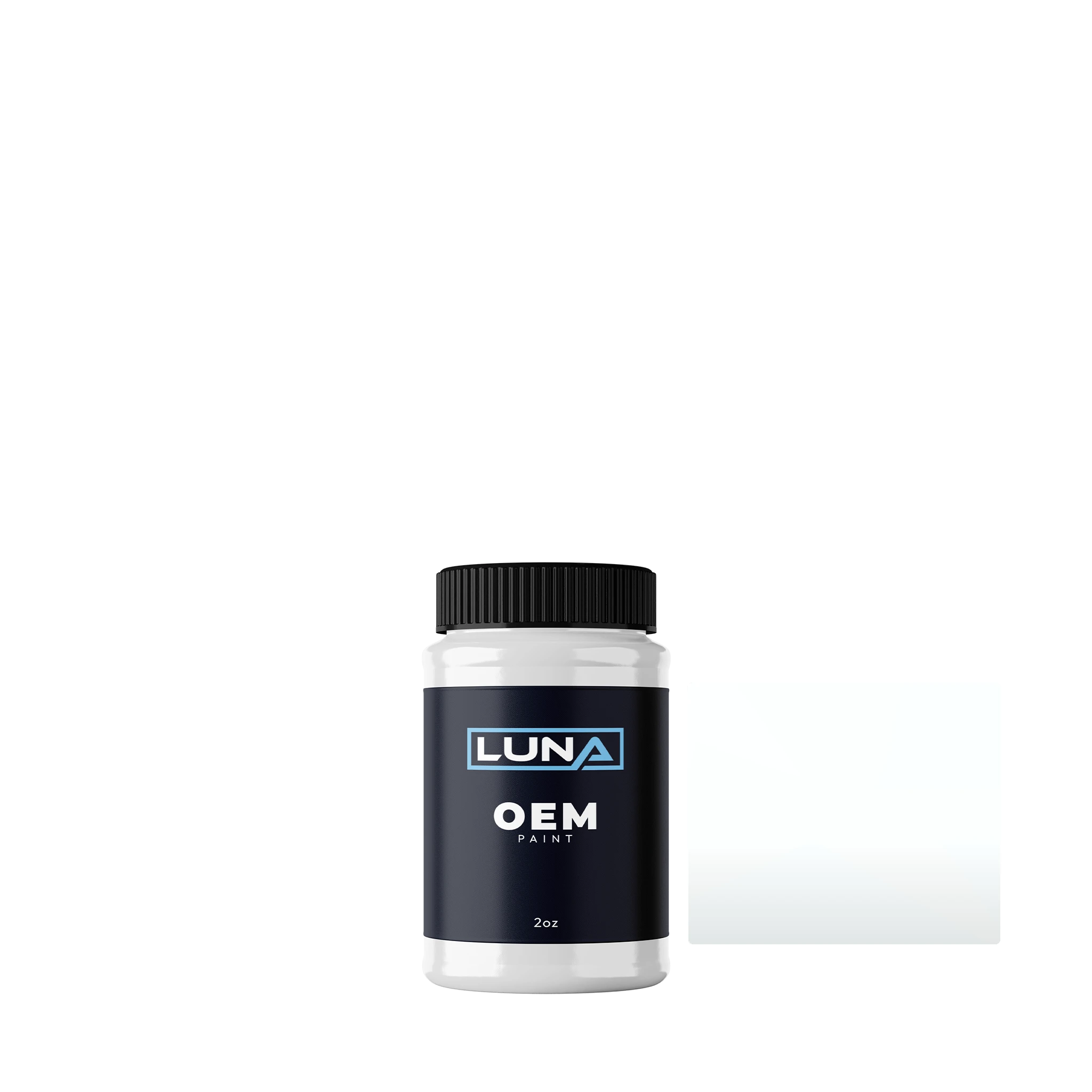 Honda Motorcycle White - 2c HON103 | Luna OEM Basecoat - 2oz Touch Up Bottle w/ Brush