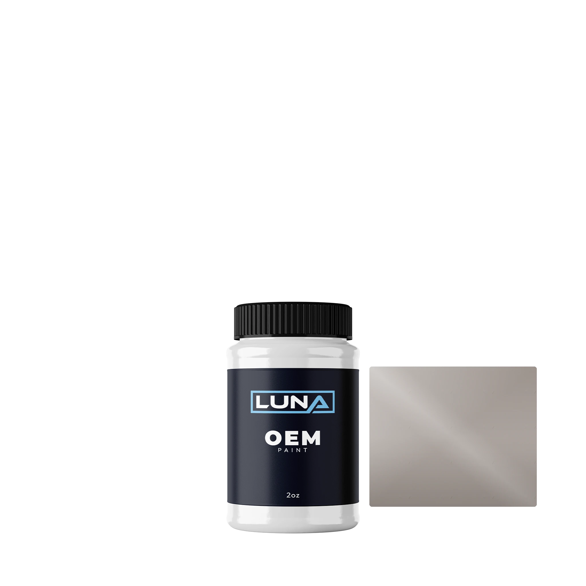 Bentley Dove Grey 9520106 | Luna OEM Basecoat - 2oz Touch Up Bottle w/ Brush