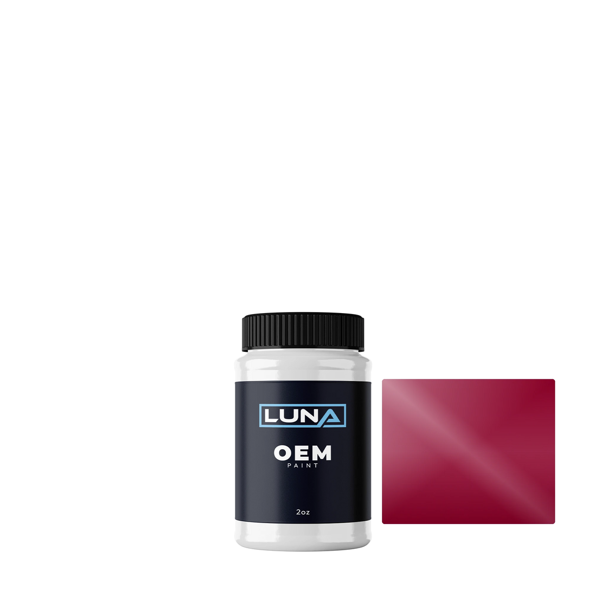 Ford Aporto Red U3 | Luna OEM Basecoat - 2oz Touch Up Bottle w/ Brush