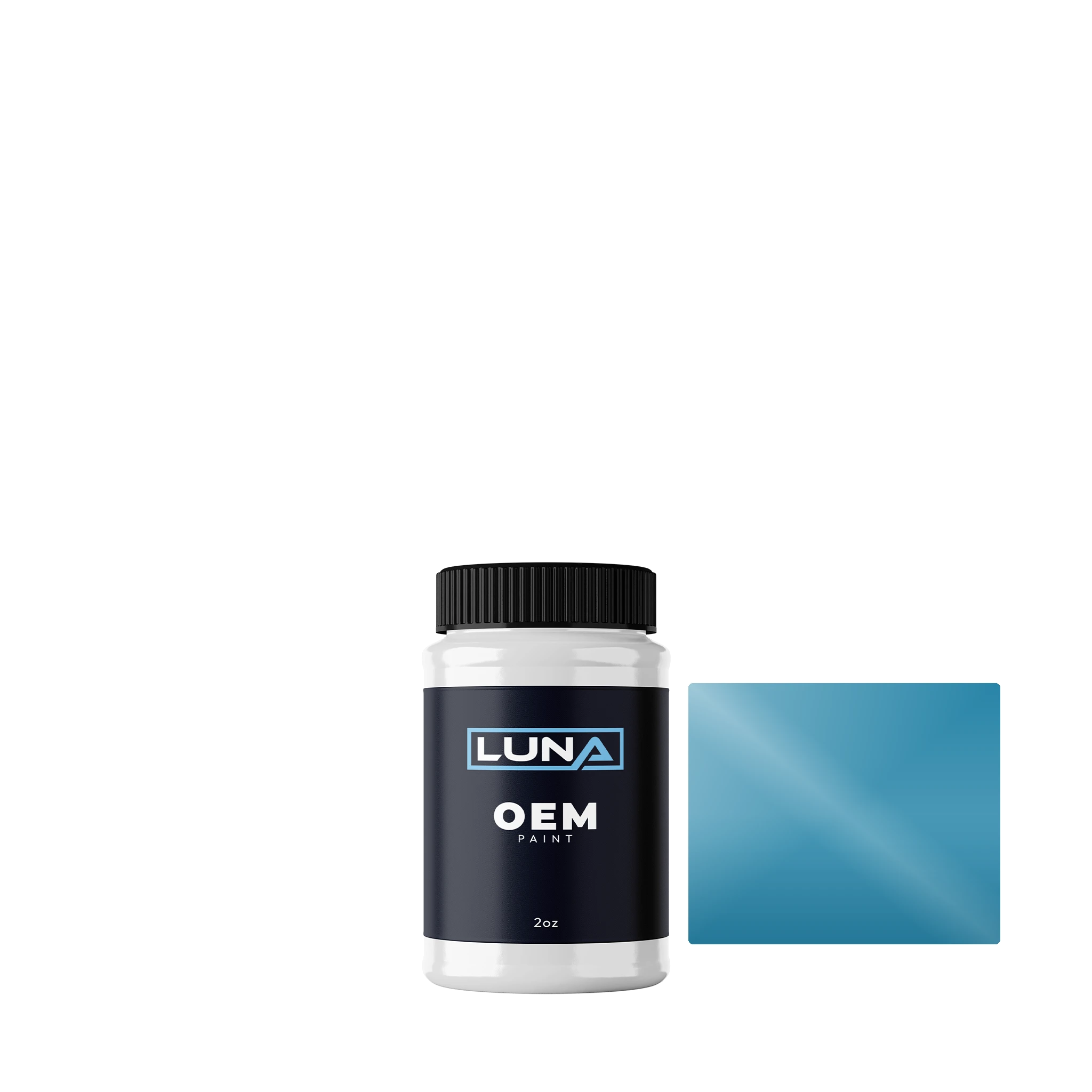 Alpine Bleu Sideral M. 436 | Luna OEM Basecoat - 2oz Touch Up Bottle w/ Brush