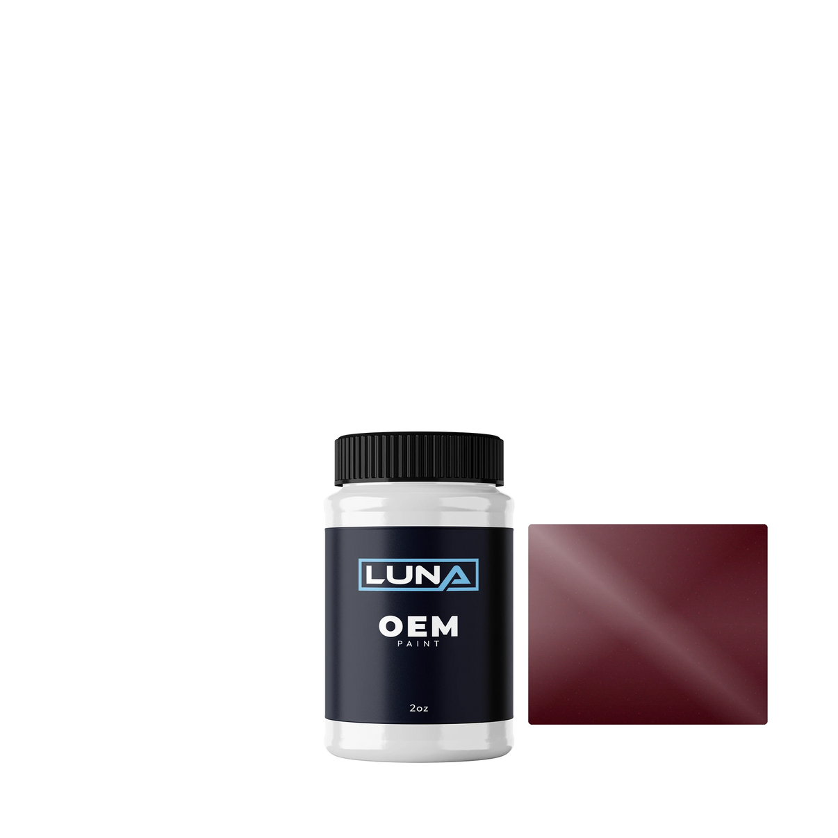 Toyota Dark Red P. 3N6 | Luna OEM Basecoat - 2oz Touch Up Bottle w/ Brush