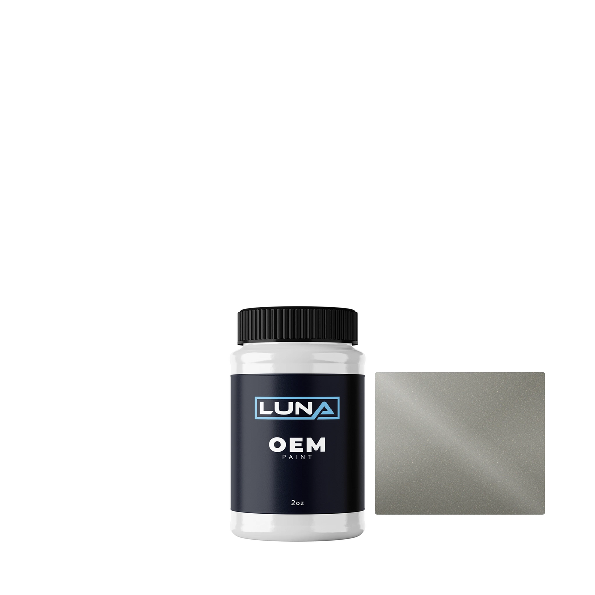 Ford Usa Tectonic Silver M. M7310 | Luna OEM Basecoat - 2oz Touch Up Bottle w/ Brush