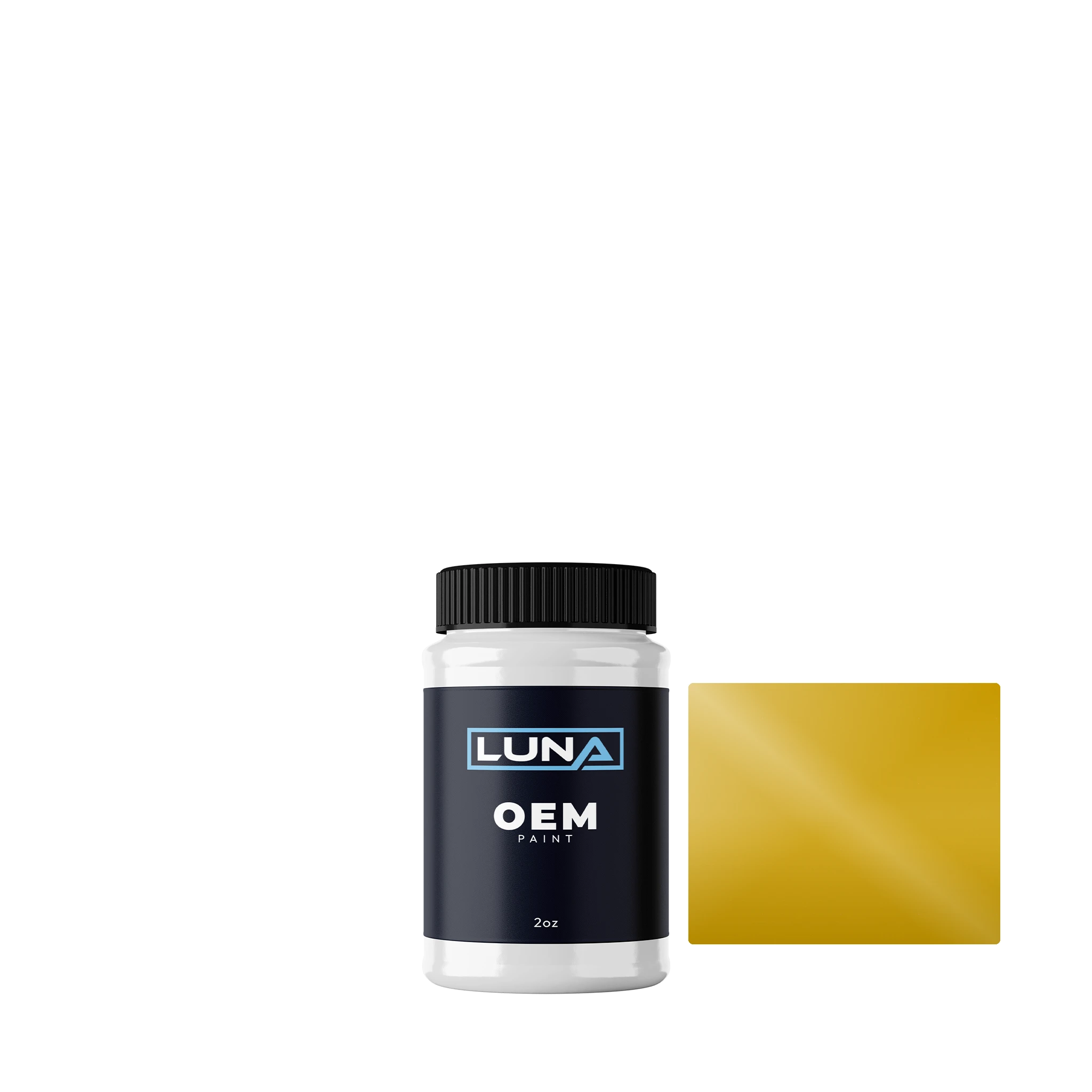 Ford Saffron/maize Yellow PNBDA | Luna OEM Basecoat - 2oz Touch Up Bottle w/ Brush