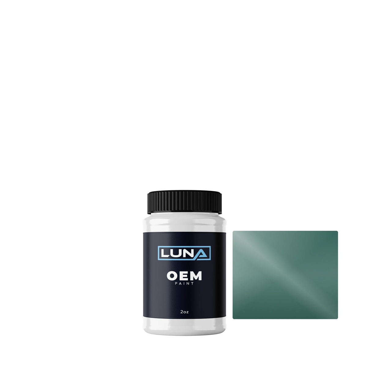 General Motors Fern Green WA556F | Luna OEM Basecoat - 2oz Touch Up Bottle w/ Brush