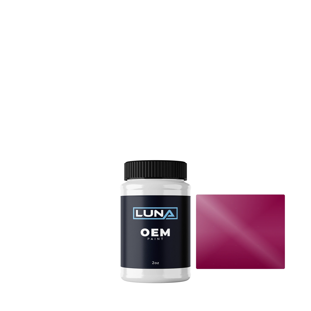 Volvo Trucks Claret Violet S97520 | Luna OEM Basecoat - 2oz Touch Up Bottle w/ Brush