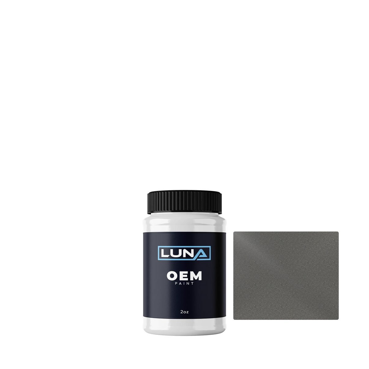 Saab Grey M. 26D | Luna OEM Basecoat - 2oz Touch Up Bottle w/ Brush
