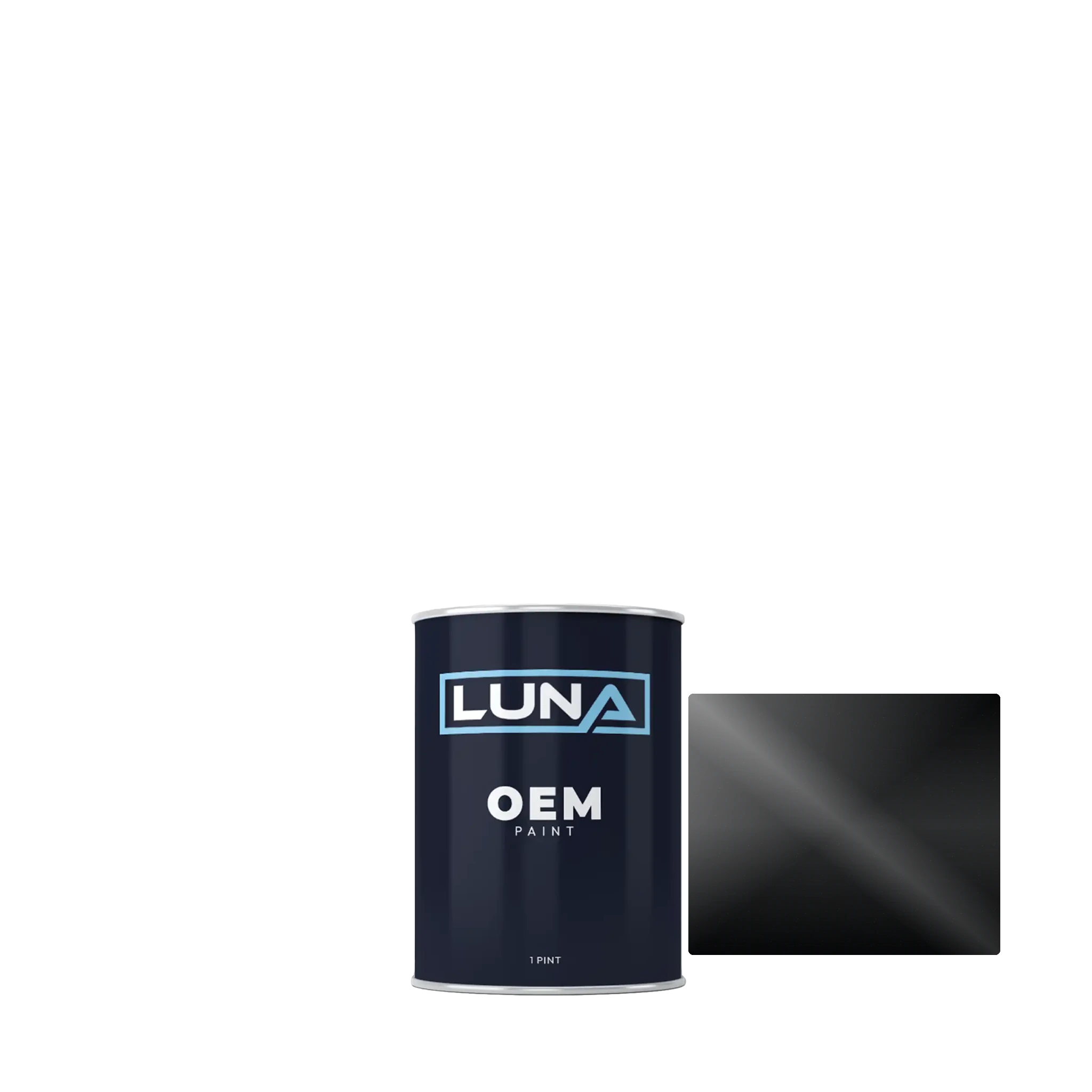 Brilliance Pure Black A002 | Luna OEM Basecoat - Pint