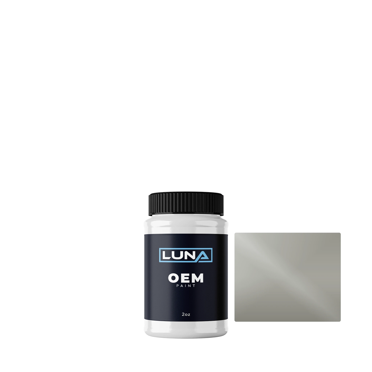 Fiat African Warm Grey M. Matt S1 LS7 | Luna OEM Basecoat - 2oz Touch Up Bottle w/ Brush