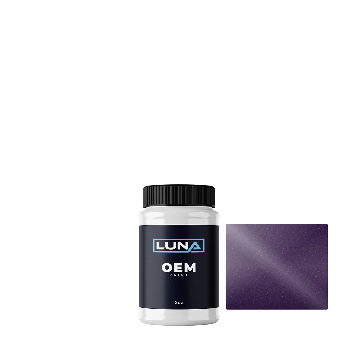 Ford Purple Velvet M. XSC828 | Luna OEM Basecoat - 2oz Touch Up Bottle w/ Brush