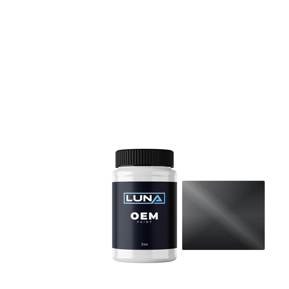 BMW Motorcycle Tiefschwarz 715 - 2c 716 | Luna OEM Basecoat - 2oz Touch Up Bottle w/ Brush