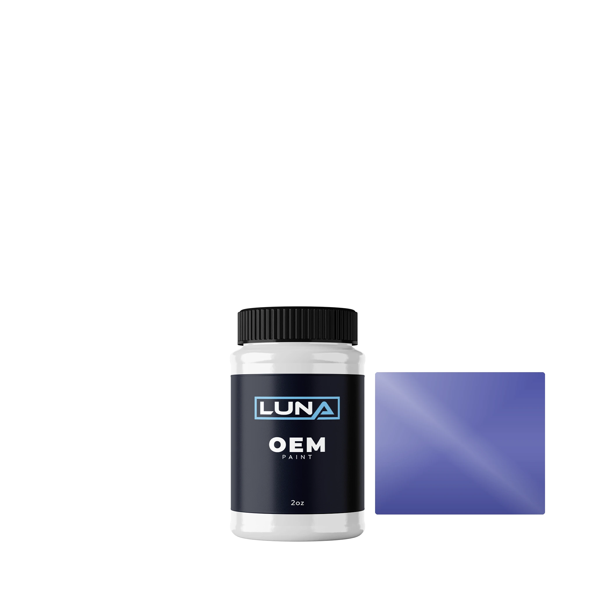 Fiat Azul Atlantic M. 287A | Luna OEM Basecoat - 2oz Touch Up Bottle w/ Brush