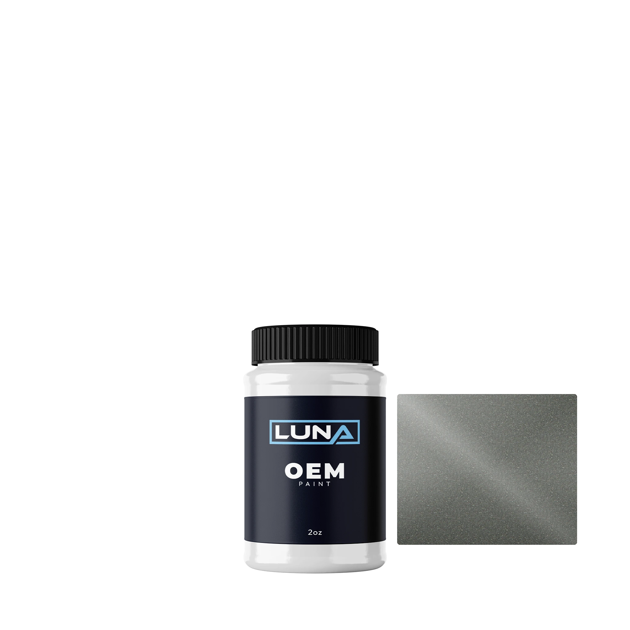 Nissan Light Spruce Green M. KS4 | Luna OEM Basecoat - 2oz Touch Up Bottle w/ Brush