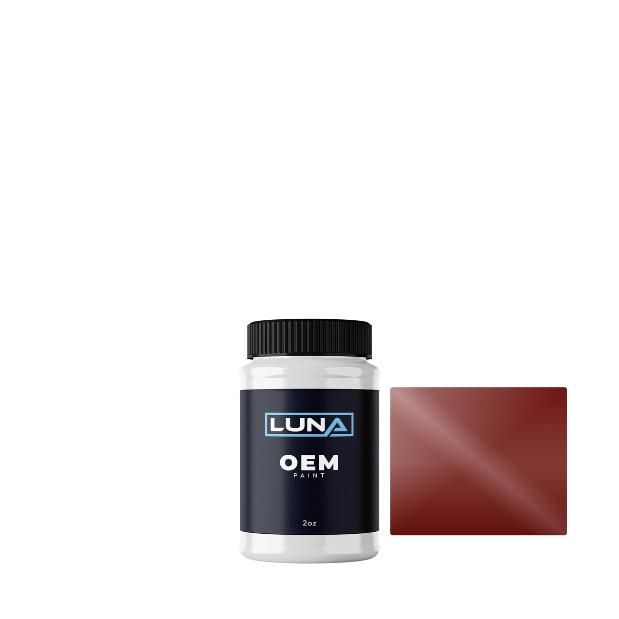 Audi | VW Vermelho Bordeaux Perol. 164 | Luna OEM Basecoat - 2oz Touch Up Bottle w/ Brush