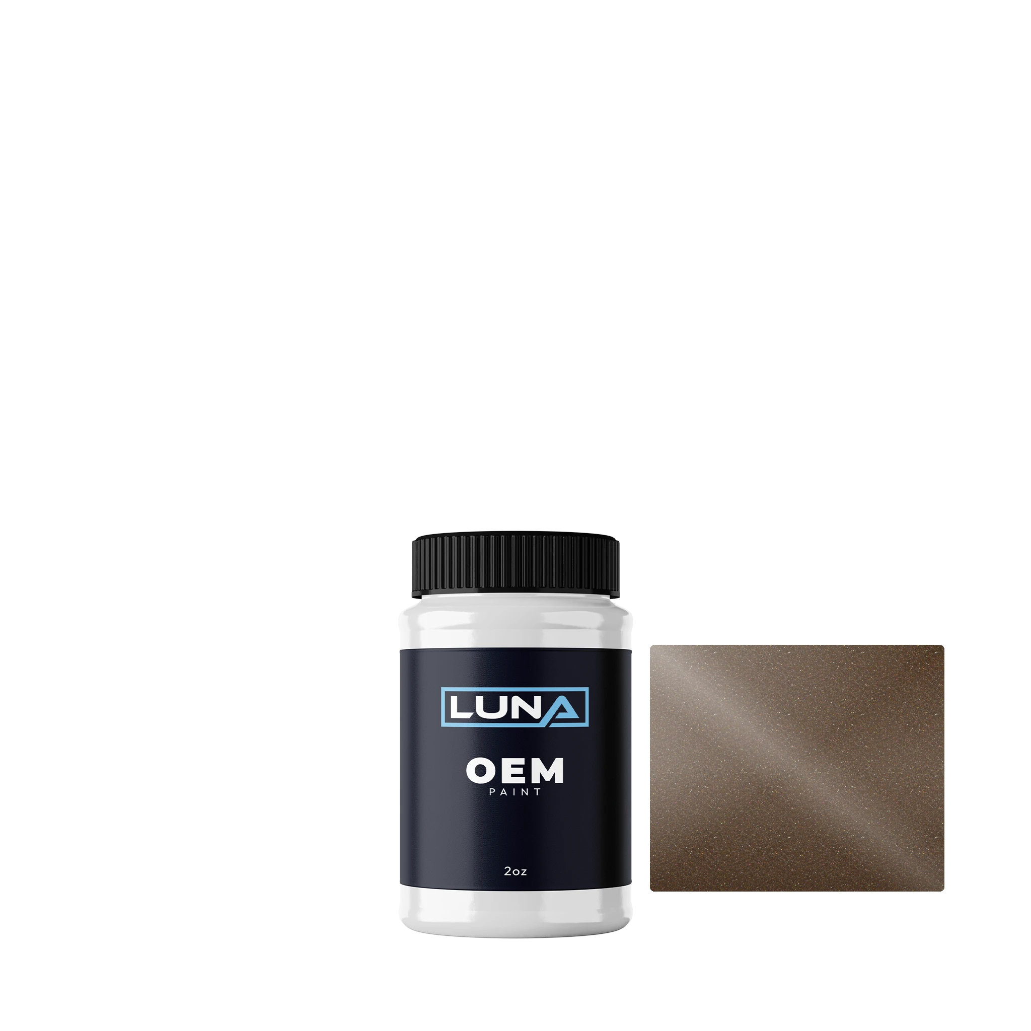 Lada Solar Brown M. 265 | Luna OEM Basecoat - 2oz Touch Up Bottle w/ Brush