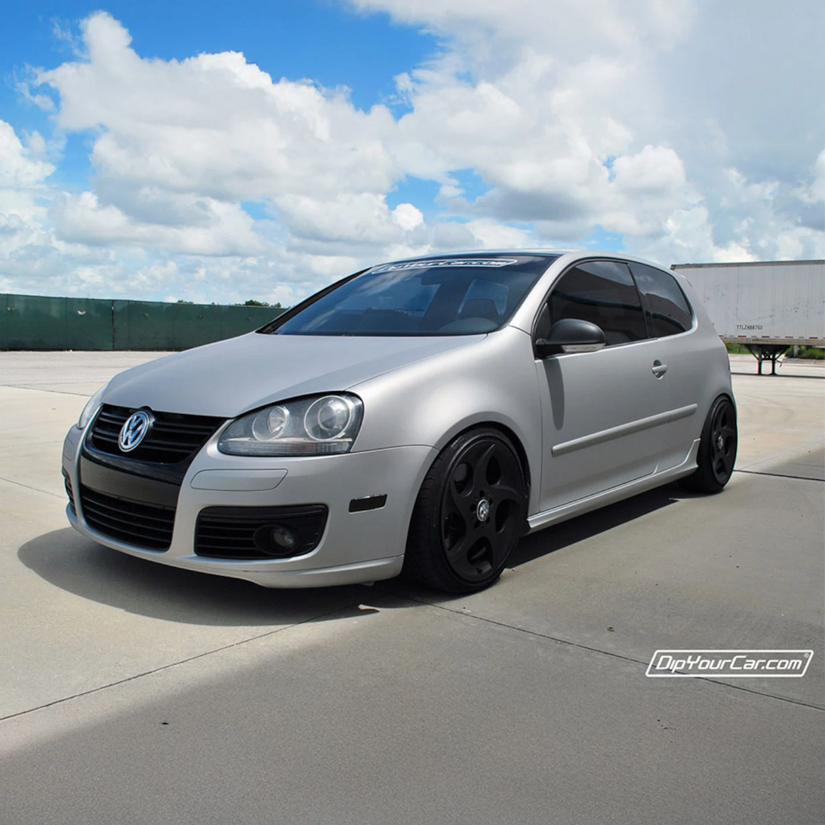 Aluminum Plasti Dip on a customer car
