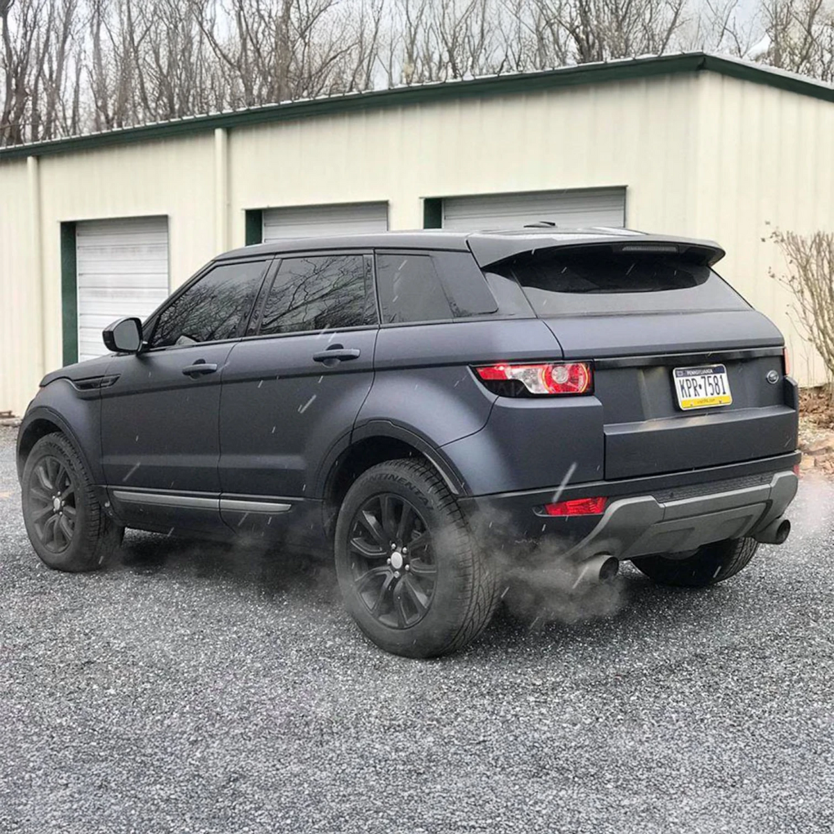 Arctic Plasti Dip on a customer car