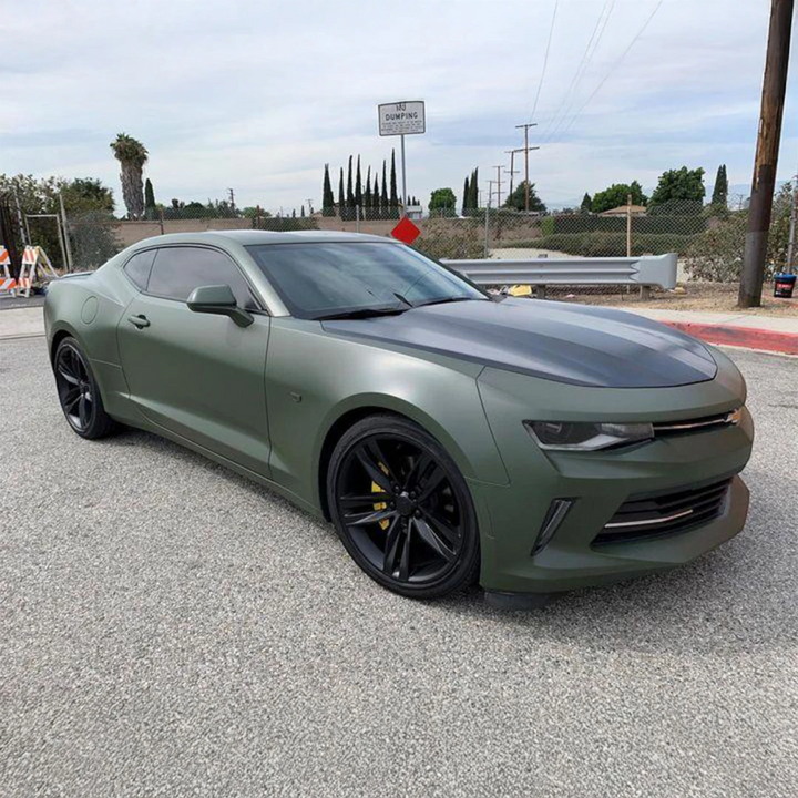 Army Green Peelable Car Kit on a customer car