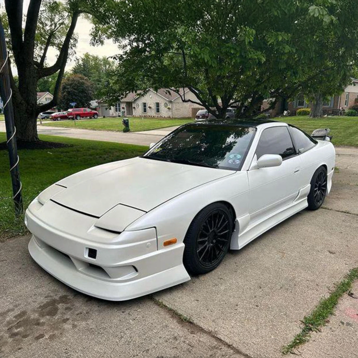 Balloon White Plasti Dip on a customer car