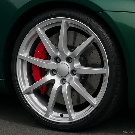 Carbon Silver Wheel Kit
