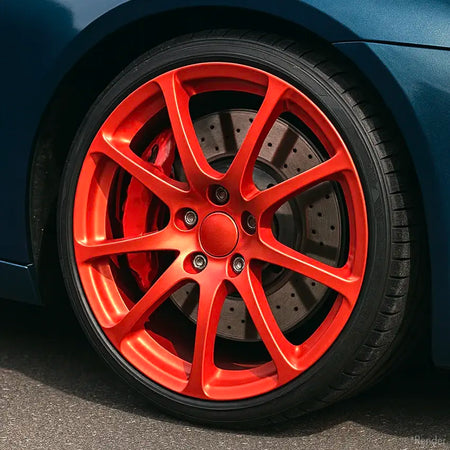 Carmine Red Wheel Kit