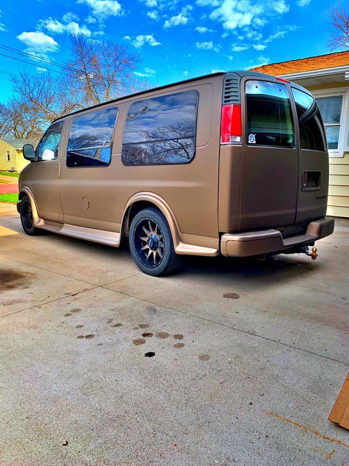 Chocolate Ore Plasti Dip on a customer car